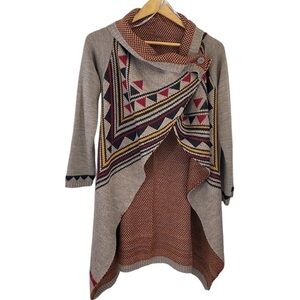 POLKA DOT southwestern cardigan NWT one size